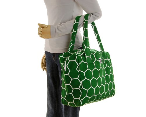 10GRUPPEN ティオグルッペン ボックスバッグ （HONEY）／Green-White