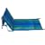 Royal Folding Beach Mat (Blue/Green Stripe)