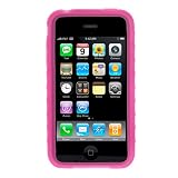 Premium Hot Pink Rubber Silicone Skin Cover Case Cell Phone Protector for Apple iPhone 3G i-phone