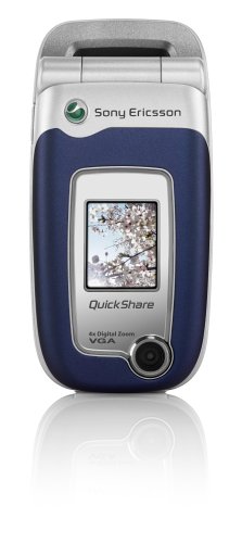 Sony Ericsson Z520a Blue/Silver Phone (Unlocked, U.S. Version) Full Warranty