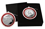 Miami Marlins Silver Coin Ornament