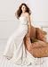 David's Bridal Wedding Dress: Lace Fit and Flicker Gown with Detachable Waistband Style KP3221