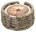 Seagrass Round Circular Holder for Thirstystone Sandstone Coasters