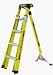 Tools & Hardware : Wing 12580 Little Giant Ultra Step 5-to-8-Foot 300-Pound Duty Rating Adjustable Fiberglass Stepladder
