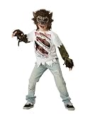 In Character Costumes, LLC Boys 2-7 Werewolf Mask and Shirt Set