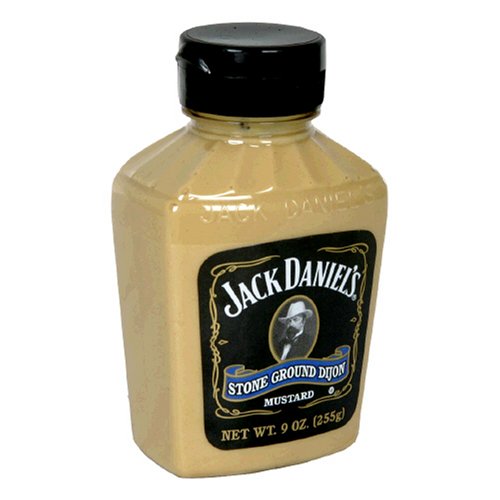 Jack Daniels Stone Ground Dijon Mustard, 9-Ounce Bottles (Pack of 6) by Jack Daniels