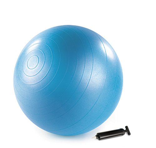 Stott Pilates Stability Ball Plus With Pump (Blue, 55cm)