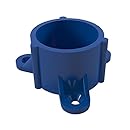 FORMUFIT F114ECT-BL-10 PVC Table Cap, Furniture Grade, 1-1/4" Size, Blue (Pack of 10)