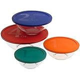 Pyrex Smart Essentials 8-Piece Mixing Bowl Set