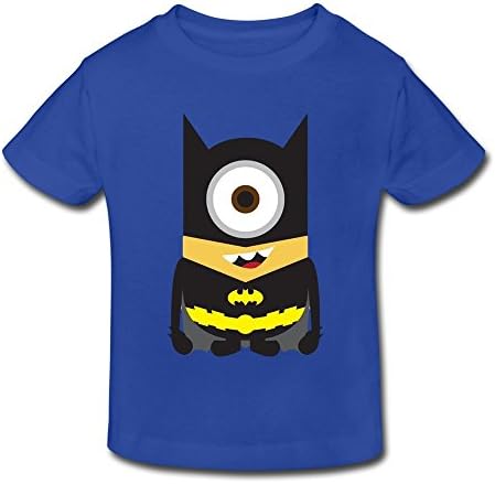 Toddler Kids Minions Batman Little Boy's Girl's T Shirts RoyalBlue Age 5-6 Toddler