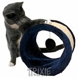 Trixie 4324 Spielrolle, Sisal/Pl�sch � 23 cm/20 cm, blau