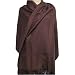 Premium Soft Pashmina  Silk Shawl / Wrap / Stole / Scarf - Brown