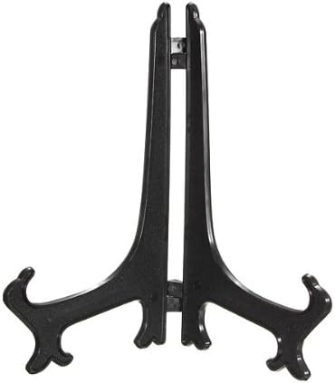 Black 4 Size Display Easel Picture Frame Photo Pedestal Holder, 5 Inch