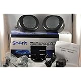 Shkmsc22050 Black Motorcycle Yacht Snowmobile Marine Audio . 2 Speakers+amp + Handelbar Volume Control