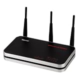 Hama MiMO Wlan Router mit eingebautem 4-Port-10/300-Mbps-Switch und WPA2-Verschl�sselungvon "Hama"