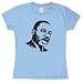 Martin Luther King Jr. Ladies T-Shirt - Blue