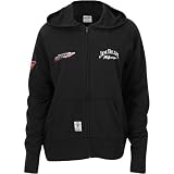 Checkered Flag Robby Gordon Jim Beam Ladies Full Zip Hoodie