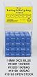 16mm Opaque Being & Helping Verbs Dice, Blue