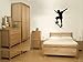 Sports Silhouette Wall Decals - Boy Skateboard 2 Silhouette - 12 inch Removable Graphic