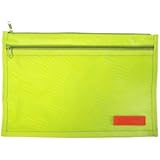 International Arrivals Green Nylon Barcelona Zippered Pouch, 14 x 9 Inches (113-LG-GR)