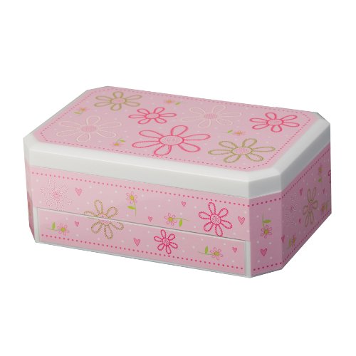 Mele & Co. Rose Girl\'s Glitter-DaisyJewelry Box