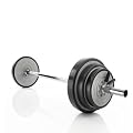 20 kg Langhantelset f�r Aerobic mit Kunststoff Hantelscheiben