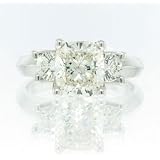 2.71ct Cushion Cut Diamond Engagement Anniversary Ring