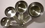 Becherma� - Cup-Ma� Set - 4-teilig - Edelstahl
