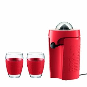 Bodum Bistro Electric Two Speed Citrus Juicer (Red)