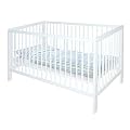Pinolino 111427 - Kinderbett Hanna Kiefer vollmassiv, wei� lackiert