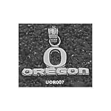 Univ Of Oregon O Oregon 5/16 Pendant (Silver)