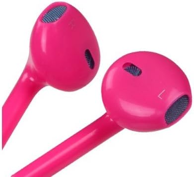 vNetech Premium Headphone with Remote Control &amp; Mic for iPhone 3gs, 4, 4s, 5, 5s, 6, iPads, iPods Compatible (Dark Pink)