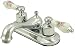 4 Lavatory Center Set Faucet, Chrome Finish, No Pop-up Assemblies