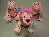 Webkinz Love Frog & Love Monkey & Love Lion 3 Piece Plush Set