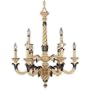 French Country Nine Light Chandelier