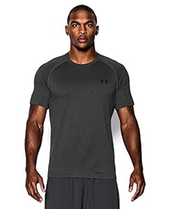 Men's UA TechTM Shortsleeve T-Shirt Tops by Under Armour Extra Large Carbon Heather black