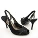 ALFANI Charity Heels Pumps Black Womens Image
