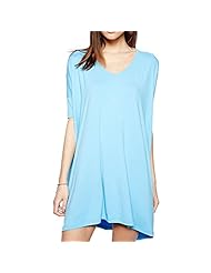 V-neck Elbow Length Sleeves  Dress