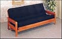 All Wood Futon in Mission Style Solid Oak Finish Sofa Bed (Frame Only)