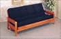 All Wood Futon in Mission Style Solid Oak Finish Sofa Bed (Frame Only)