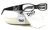 D&G DOLCE&GABBANA D&G EYEGLASSES DD 1148B BLACK 675 1148