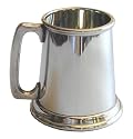 Pewter christening tankard  1/4 pint