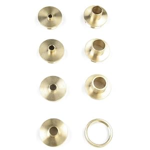 Big Horn 19604 Brass Router Bushing Set, 8-Piece by Big Horn