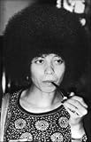 Militant Angela Davis - Smoking Pipe, Art Poster by National Archive