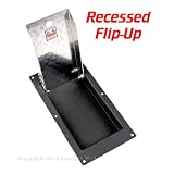 16 Flip Up Motorcycle Wheel Chock - Recessed Aluminum by Marson