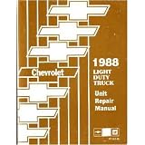 1988 CHEVY GMC C K 10-30 R V P ST TRUCK Overhaul Manual by Chevrolet