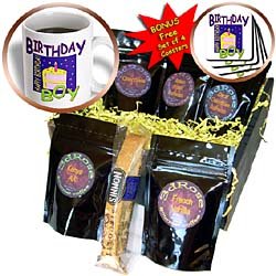 Birthday - Birthday Boy 2 - Coffee Gift Baskets - Coffee Gift Basket by 3dRose LLC