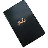 Rhodia Staplebound Notebooks graph, black cover 3 in. x 4 3/4 in. 24 sheets