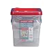 Cambro Set of 2 Square Food Storage Containers with Lids, 6 Quart