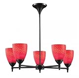 ELK Lighting 10155/5DR-SC 5 Light Celina Chandelier